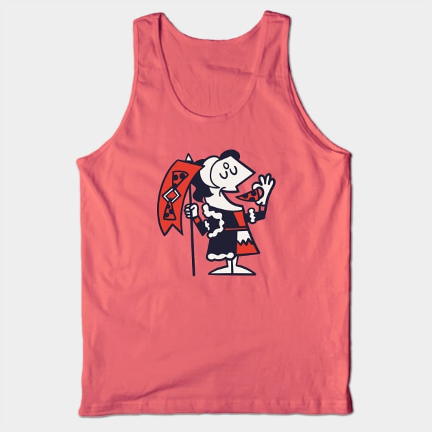 Little Solus's Pizza Tank Top by retrotv5000